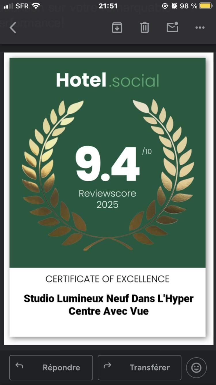 שאמוני Studio Lumineux Neuf Dans L'Hyper Centre Avec Vue מראה חיצוני תמונה